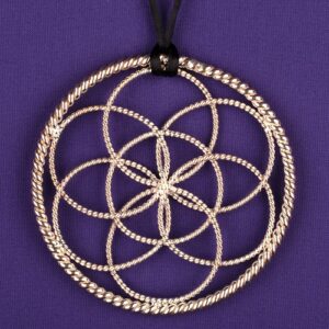 1/2 LOST CUBIT LOTUS PENDANT