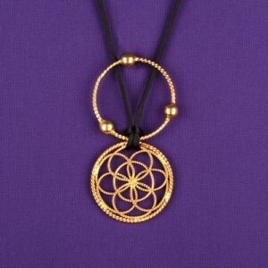 1/4 SACRED CUBIT LOTUS PENDANT