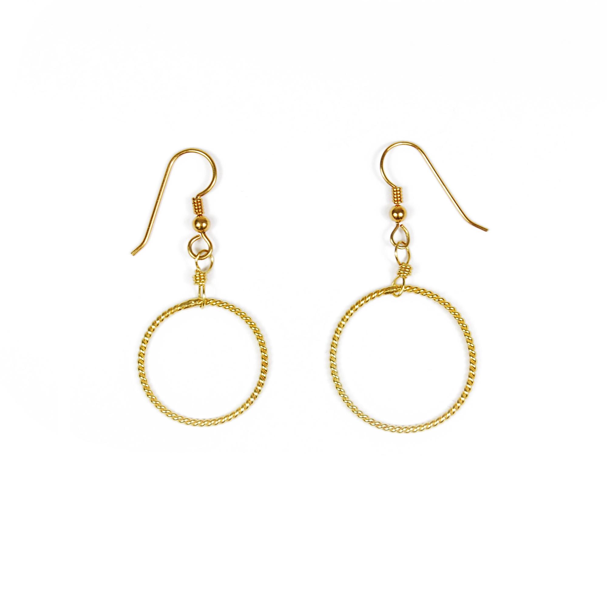 24k silver earrings