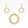 936GS moon set gold bg white