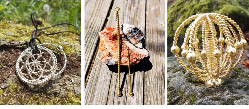 Light-Life Lotus Pendant sacred geometry jewelry